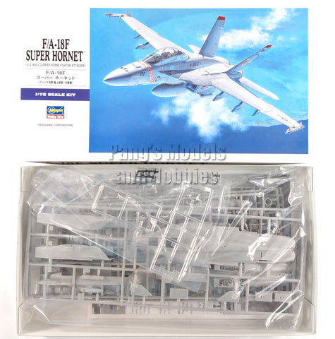 F/A-18F F/A-18 F-18F Super Hornet - US NAVY 1/72 Scale Plastic Model Kit (Assembly Required) by Hasegawa
