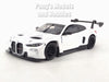 2022 BMW M4 GT3 - WHITE - 1/24  Scale Diecast Metal Model by Motormax