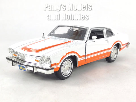 1974 Ford Maverick Grabber - WHITE - 1/24 Scale Diecast Metal Model by Motormax