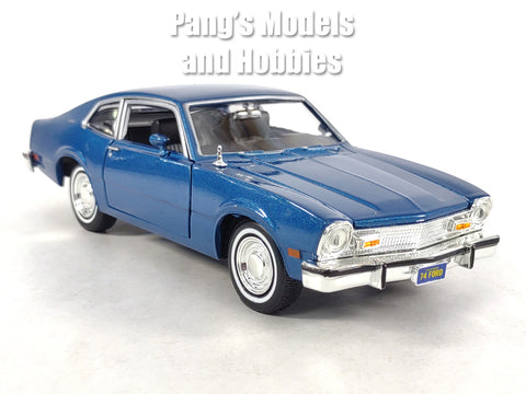 1974 Ford Maverick - BLUE - 1/24 Scale Diecast Metal Model by Motormax