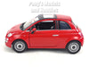 2007 Fiat 500 1/24 Scale Diecast Metal Car Model by Newray