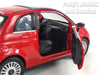 2007 Fiat 500 1/24 Scale Diecast Metal Car Model by Newray