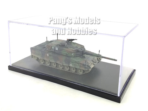 Leopard 2 2A4  Ukraine - Ukrainian Tank with Snorkel Kit - Display Case - 1/72 Scale Model by Panzerkampf