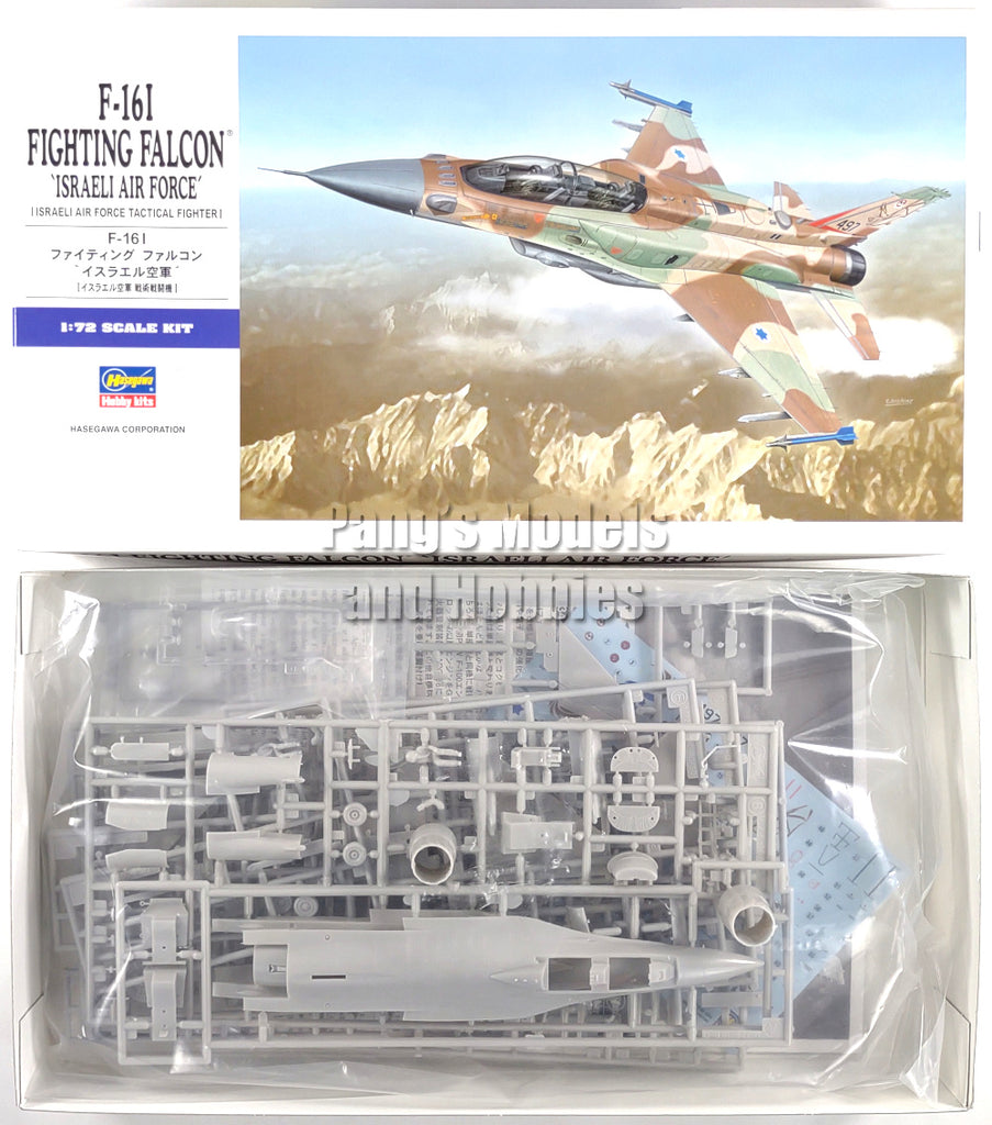 F-16 F-16I Fighting Falcon -Sufa - Israeli Air Force 1/72 Scale Plastic Model Kit (Assembly Required) by Hasegawa