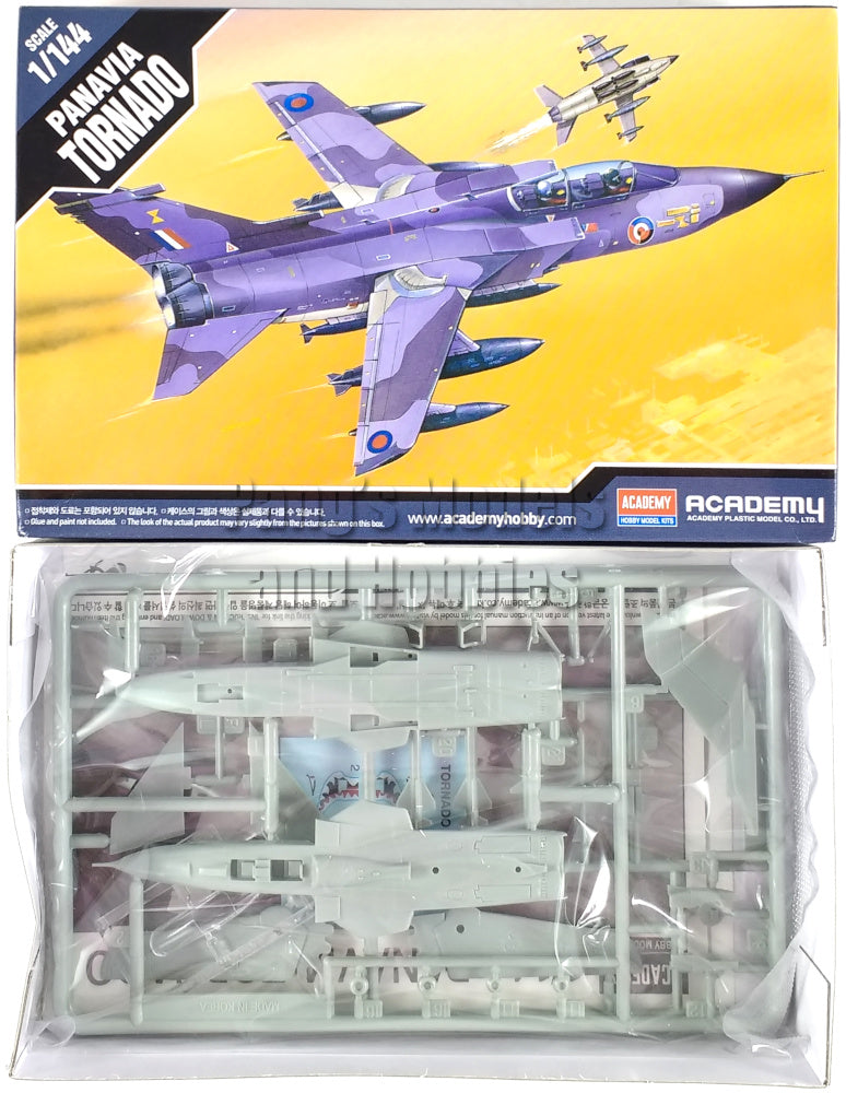 Panavia Tornado - French Fighter Bomber 1/144 Scale Plastic Model Kit (Assembly Required) by Academy