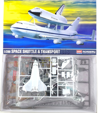 Space Shuttle & 747 Shuttle Carrier Aircraft SCA 1/288 Scale Plastic Model Kit (Assembly Required) by Academy