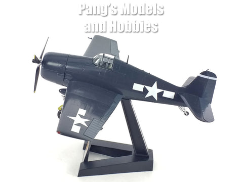 Grumman F6F Hellcat CVG-15 USS Essex 1944 1/72 Scale Assembled and Painted Model by Easy Model