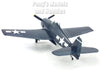 Grumman F6F Hellcat CVG-15 USS Essex 1944 1/72 Scale Assembled and Painted Model by Easy Model