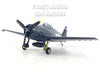Grumman F6F Hellcat CVG-15 USS Essex 1944 1/72 Scale Assembled and Painted Model by Easy Model