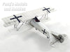 Fokker D.VII DVII Biplane - Hermann Goring, JG1, 1918 - 1/72 Scale Diecast Resin Model by Wings of The Great War