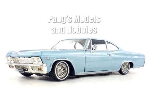 1965 Chevrolet Impala SS 396 - Low Rider - Blue  - 1/24 Diecast Metal Model by Welly