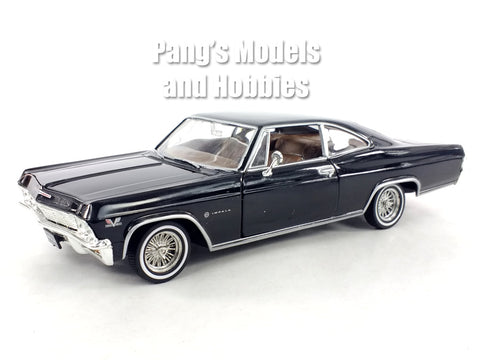 1965 Chevrolet Impala SS 396 - Low Rider - Black  - 1/24 Diecast Metal Model by Welly