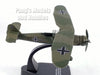 Henschel Hs 126 Reconnaissance - Observation, Luftwaffe, Invasion of Poland, 1939 1/72 Scale Diecast Metal Model by Oxford