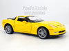 2007 Chevrolet Corvette Z06 - YELLOW - 1/24 Diecast Metal Model by Welly