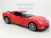 2007 Chevrolet Corvette Z06 - RED - 1/24 Diecast Metal Model by Welly
