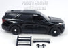 2022 Ford Explorer Police Interceptor SUV - BLACK - 1/24 Scale Diecast Model by Motormax