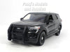 2022 Ford Explorer Police Interceptor SUV - BLACK - 1/24 Scale Diecast Model by Motormax