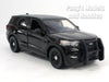 2022 Ford Explorer Police Interceptor SUV - BLACK - 1/24 Scale Diecast Model by Motormax