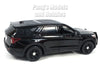 2022 Ford Explorer Police Interceptor SUV - BLACK - 1/24 Scale Diecast Model by Motormax