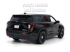 2022 Ford Explorer Police Interceptor SUV - BLACK - 1/24 Scale Diecast Model by Motormax
