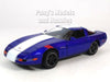 1993 Chevrolet Corvette C4 ZR1 - BLUE - 1/24 Scale Diecast Metal Model by Showcasts