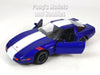 1993 Chevrolet Corvette C4 ZR1 - BLUE - 1/24 Scale Diecast Metal Model by Showcasts