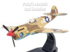 Curtiss P-40 P-40E Warhawk - "Miss Memphis," 85th Fighter Squadron, 79th Fighter Group, North Africa, 1943 1/72 Scale Diecast Metal Model by Oxford