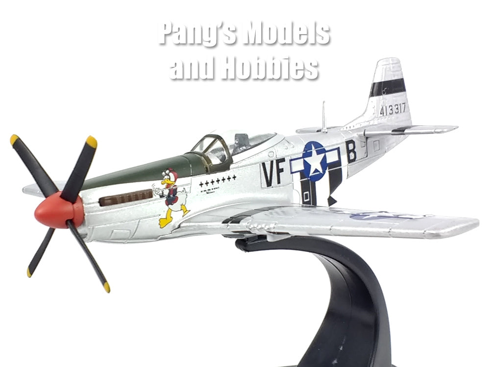 North American P-51 P-51D Mustang 7-Victory Ace Capt. Donald Emerson, 336th Fighter Squadron, 4th Fighter Group "Debden Eagles," 8th USAAF, 1944 1/72 Scale Diecast Metal Model by Oxford
