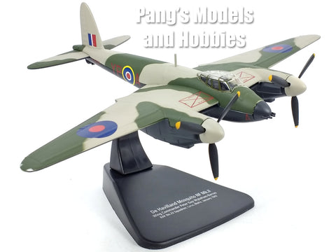 De Havilland Mosquito Fighter-Bomber - De Havilland Mosquito NF Mk.II - 14-victory ace Peter G. Wykeham-Barnes, C.O. of No. 23 Squadron, Royal Air Force, Malta, 1943 - 1/72 Scale Diecast Metal Model by Oxford