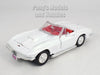 1967 Chevrolet Corvette C2 Convertible - WHITE - 1/24 Scale Diecast Metal Model by Showcasts w/ BOX