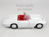 1967 Chevrolet Corvette C2 Convertible - WHITE - 1/24 Scale Diecast Metal Model by Showcasts w/ BOX