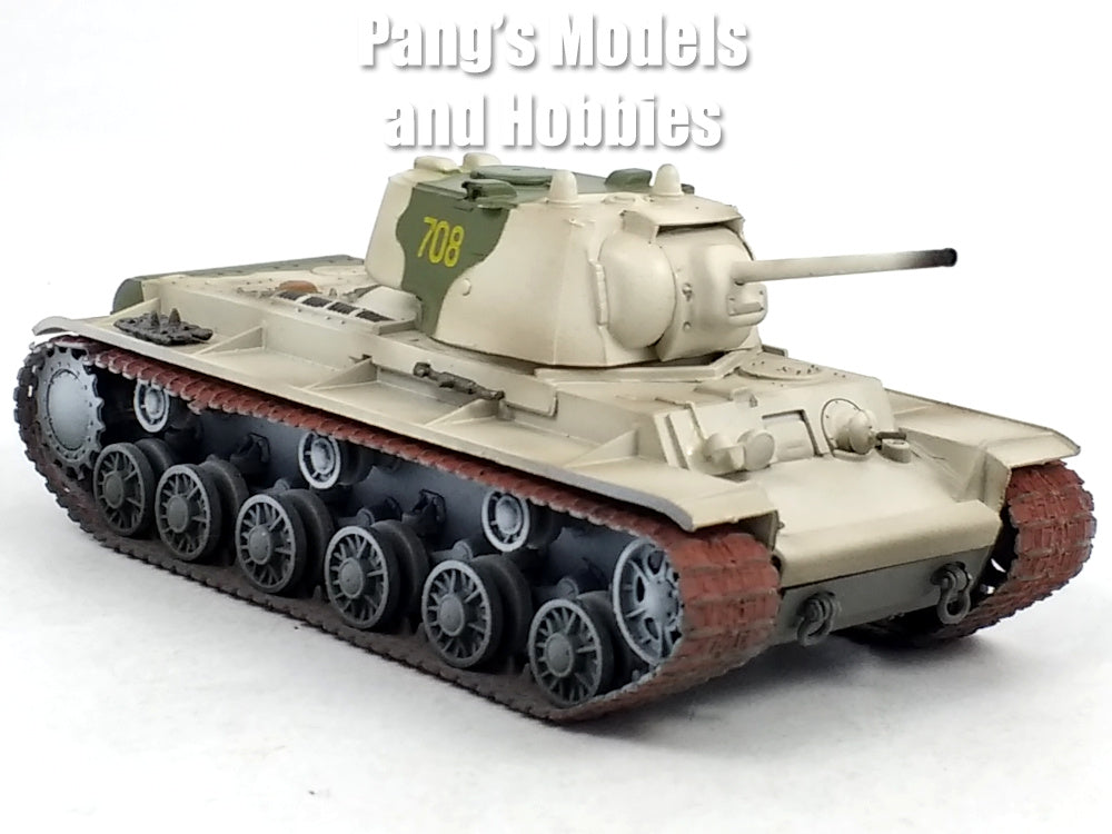 KV-1 Heavy Tank Kalininsky Front, Winter 1943 Russian Army - White Camo - 1/72 Scale Plastic Model by Easy Model (Copy)