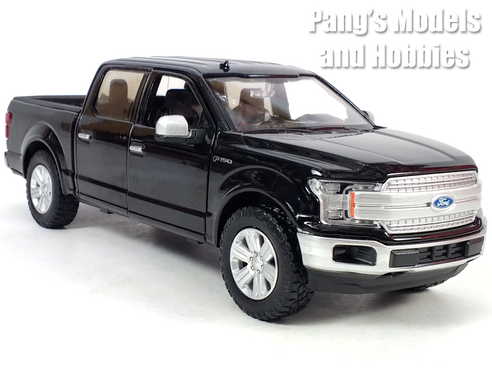2019 Ford F-150 Lariat Crew Cab SuperCrew - BLACK -1/27 Diecast Metal Model by Showcasts