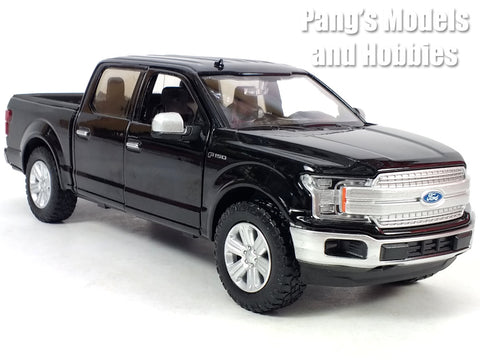 2019 Ford F-150 Lariat Crew Cab SuperCrew - BLACK -1/27 Diecast Metal Model by Showcasts