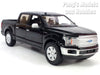 2019 Ford F-150 Lariat Crew Cab SuperCrew - BLACK -1/27 Diecast Metal Model by Showcasts