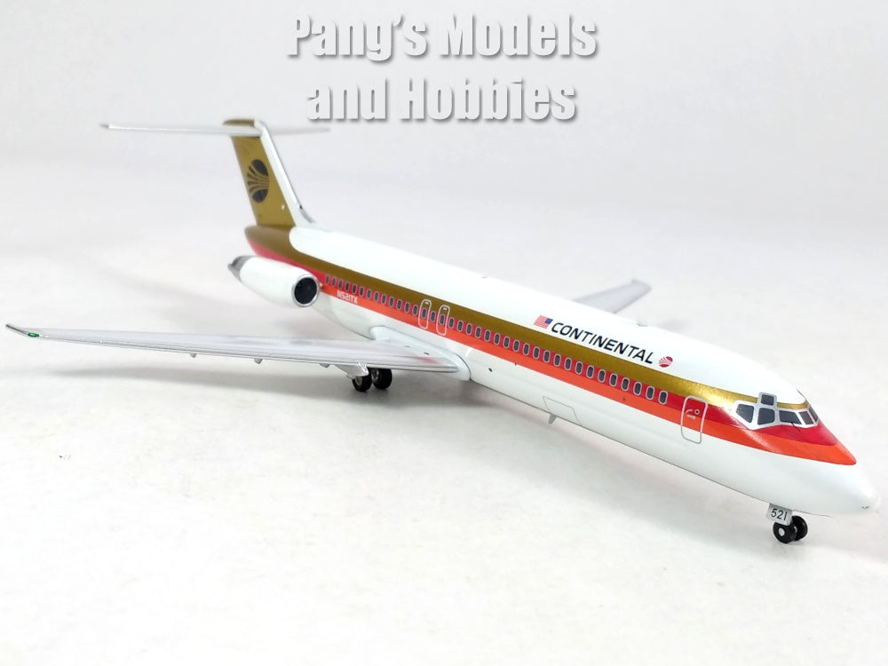 McDonnell Douglas DC-9 Continental Airlines Black Meatball 1/200 Scale Diecast Model by Inflight 200