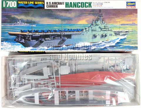 Aircraft Carrier USS Hancock CV-19 US NAVY 1/700 Scale Plastic Model Kit - ASSEMBLY REQUIRED by Hasegawa