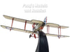 Bristol Fighter F2B 11 Sqn RFC, 1917 1/72 Scale Diecast Metal Model by Oxford