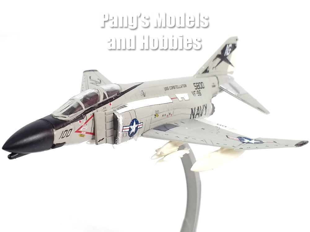 F-4 F-4J Phantom II VF-96 "Fighting Falcons", "Showtime 100", Randy Cunningham, USS Constellation, US NAVY, Vietnam 1972 - 1/144 Scale Diecast Mode by Air Force 1