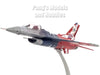 Lockheed F-16 Fighting Falcon / Viper 301st FW, 457th FS, 75 Years of Operation Scheme, USAF - 1/100 Scale Diecast Mode by Air Force 1