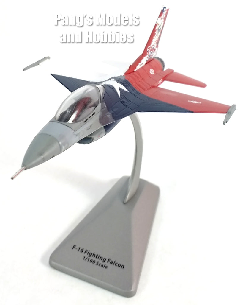 Lockheed F-16 Fighting Falcon / Viper 301st FW, 457th FS, 75 Years of Operation Scheme, USAF - 1/100 Scale Diecast Mode by Air Force 1