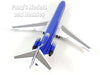 Boeing 727 727-200 Braniff International - BLUE - 1/200 Scale Diecast Model by Inflight 200
