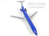 Boeing 727 727-200 Braniff International - BLUE - 1/200 Scale Diecast Model by Inflight 200