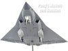 Chengdu J-36 PLAAF - 1/100 Scale Diecast Mode by Air Force 1