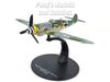 Messerschmitt Bf-109K-4  Bf-109 Luftwaffe, Grossenhain Airfield, Germany, 1945 - 1/72 Scale Diecast Metal Model