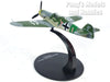 Messerschmitt Bf-109K-4  Bf-109 Luftwaffe, Grossenhain Airfield, Germany, 1945 - 1/72 Scale Diecast Metal Model