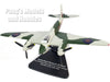 de Havilland Mosquito Fighter-Bomber - "City of Edmonton" FB Mk.IV No. 418 Royal Canadian Air Force - RCAF - 1944 - 1/72 Scale Diecast Metal Model by Oxford