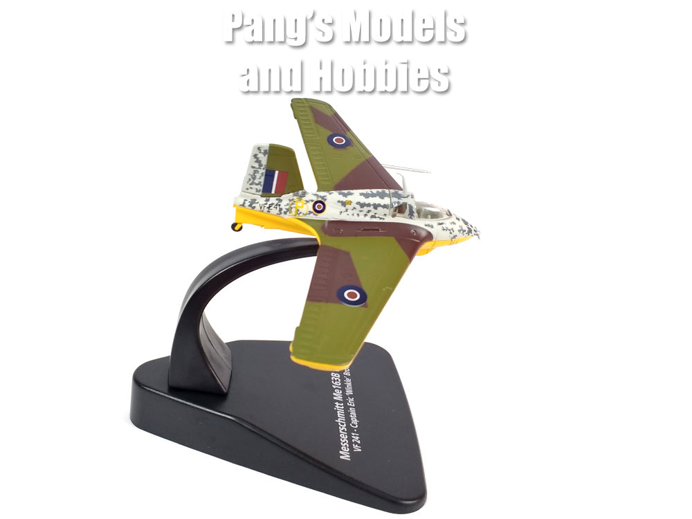 Messerschmitt Me-163 Komet Capt. Eric "Winkle" Brown - RAF 1/72 Scale Diecast Metal Model by Oxford