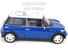 2001 Mini Cooper Mini Hatch w/ Moonroof - BLUE - 1/18 Diecast Metal Model by Smart Toys