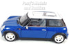 2001 Mini Cooper Mini Hatch w/ Moonroof - BLUE - 1/18 Diecast Metal Model by Smart Toys